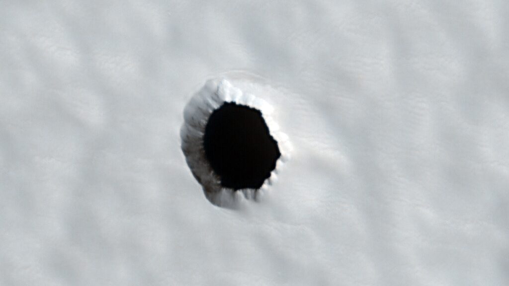 The ‘hole’ on Mars making headlines could be crucial to Red Planet exploration