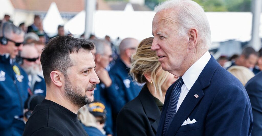 On D-Day, Biden Calls For Ukraine Support While Issuing Warning On Democracy