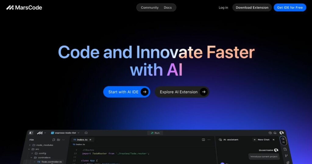 MarsCode: Experience the future of coding with AI assistance