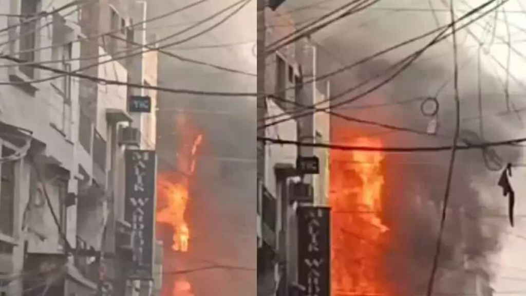 Watch: Fire in Shaheen Bagh destroys shops and apartments; No casualties reported