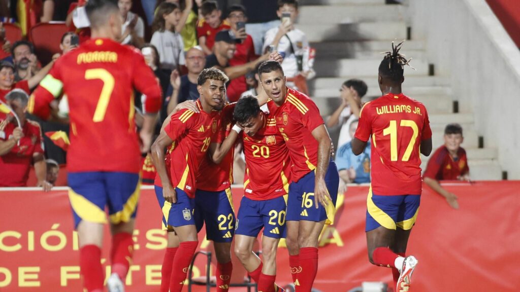 Pedri double helps Spain cruise to victory over Northern Ireland