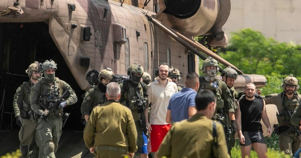 Israel Rescues 4 Hostages, Kills 210 Palestinians In Heavy Air And Ground Assault