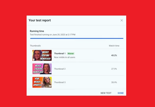 YouTube Announces Roll out Plan for Thumbnail A/B testing