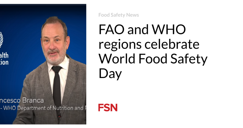 FAO and WHO regions celebrate World Food Safety Day