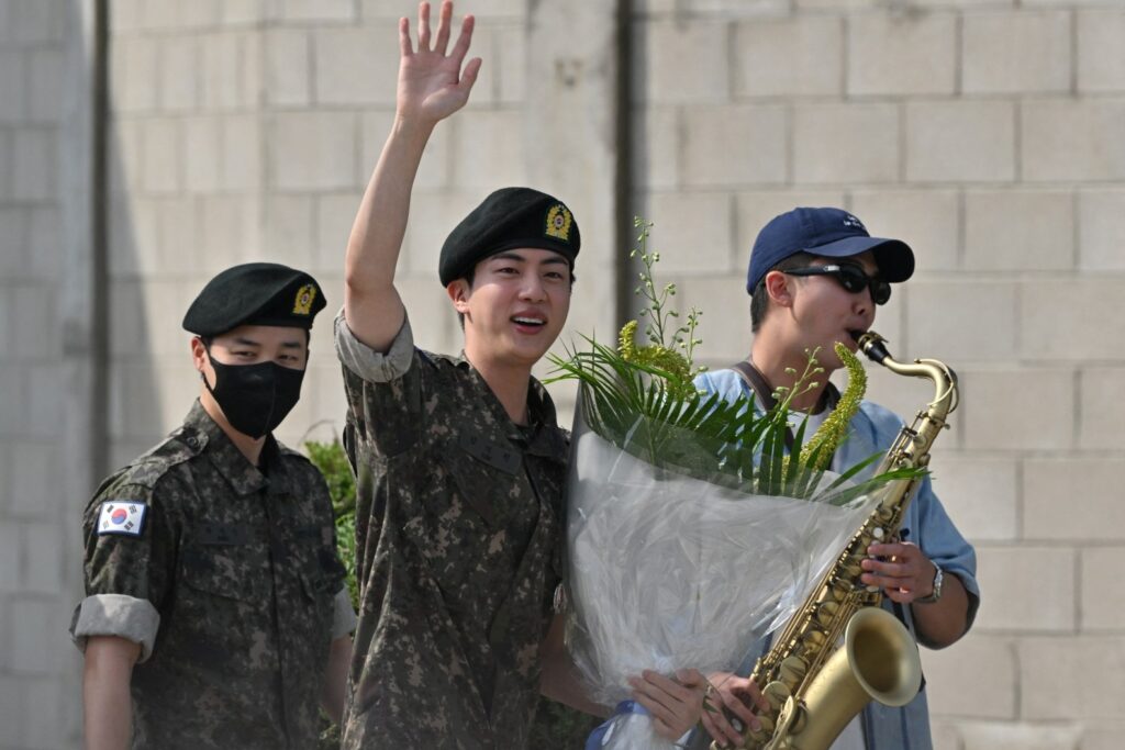 Watch BTS Reunite to Celebrate Jin’s Discharge From Military Service