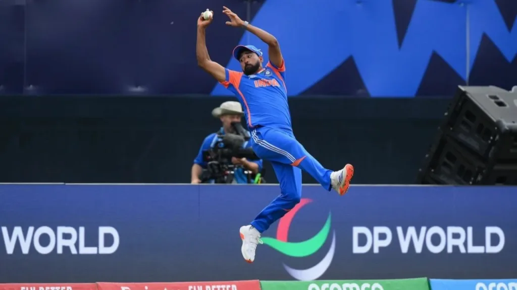 T20 World Cup 2024: Mohammed Siraj takes stunning flying catch in IND vs USA match