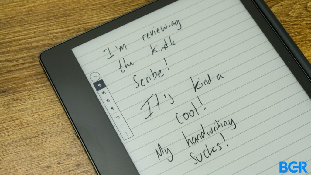 Amazon’s stylus-enabled Kindle Scribe e-reader has me obsessed