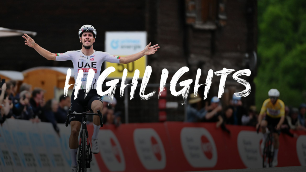 Highlights as Almeida beats Yates to secure victory on Stage 6 of Tour of Switzerland