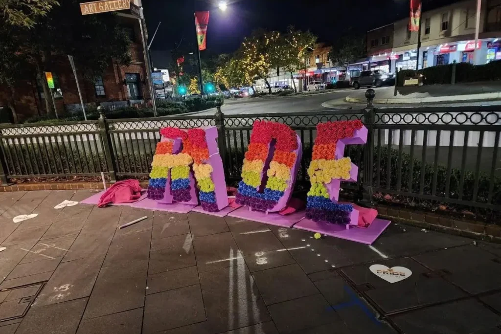 Mayor “Deeply Disappointed” After Pride Display Vandalised In Sydney Suburb