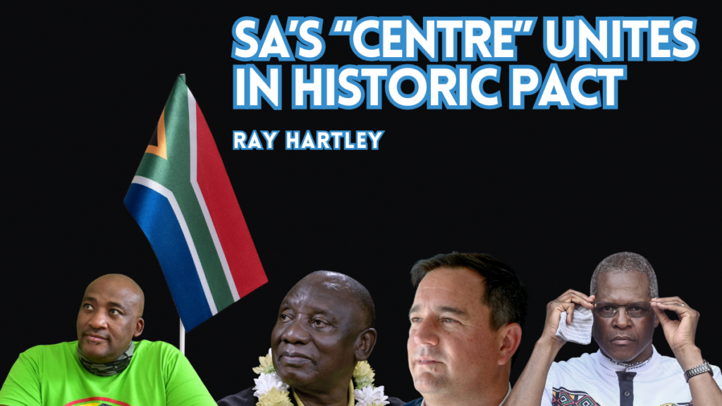 SA’s “centre” unites in historic pact