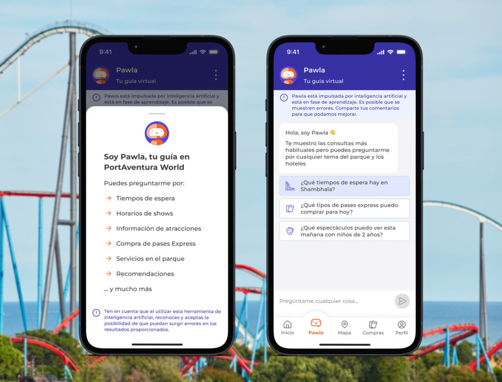 PortAventura World lanza Pawla, el ‘chatbot’ concebido para mejorar la experiencia en el resort