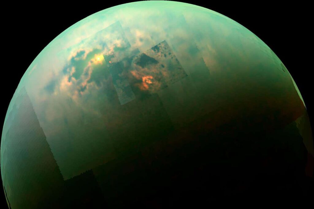 Saturn’s moon Titan is experiencing coastal erosion from methane seas