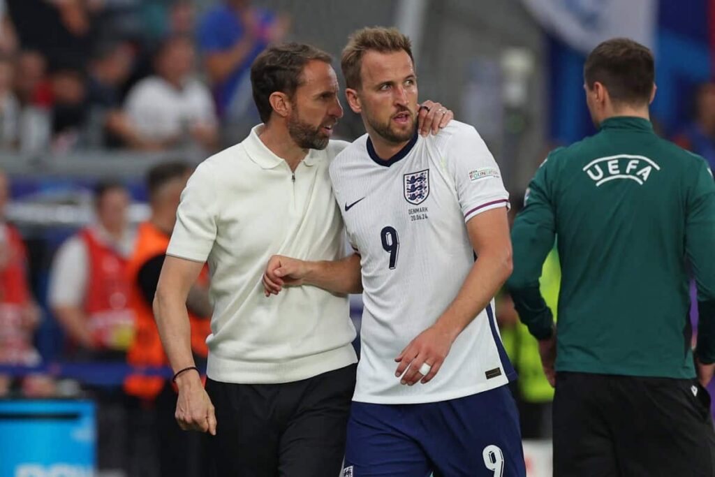 ‘We’ll get there’ says Kane after England splutter in Denmark draw