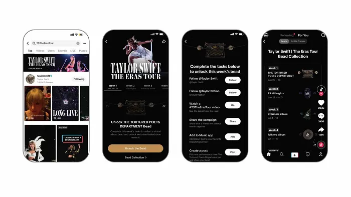 TikTok Announces New Taylor Swift In-App Experience