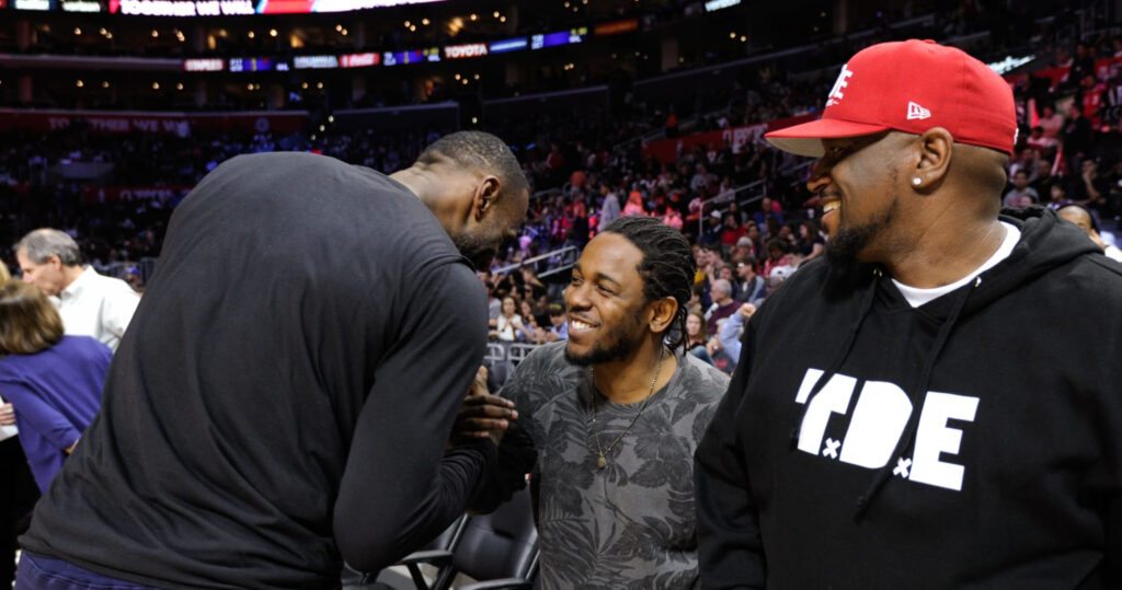 Video: LeBron, James Harden, NBA Stars Attend Kendrick Lamar Concert amid Drake Beef