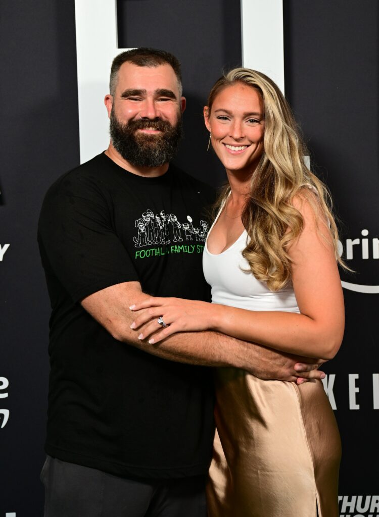 Jason and Kylie Kelce Were So Proud of Their Taylor Swift Bracelets at Their First Eras Tour Concert