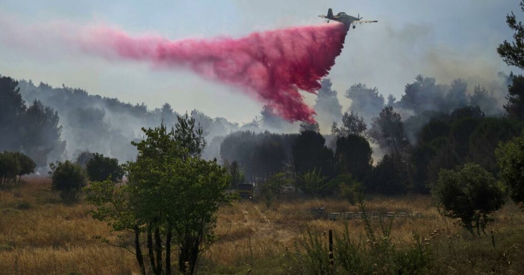 With temperatures and tensions soaring, forests are burning in Israel and Lebanon