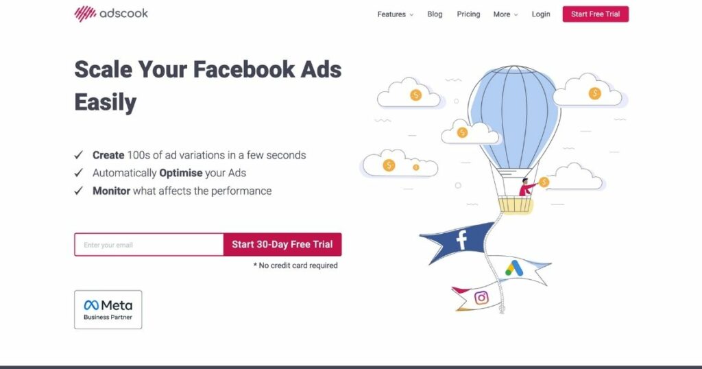 AdsCook: Scale Facebook ads with AI