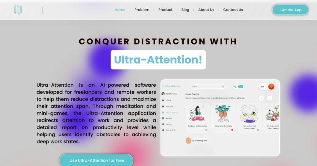 UltraAttention: Conquer distractions & master productivity