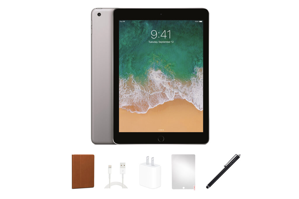 Grab a grade-A refurbished Apple iPad 6th Gen & accessories bundle for only $159.99