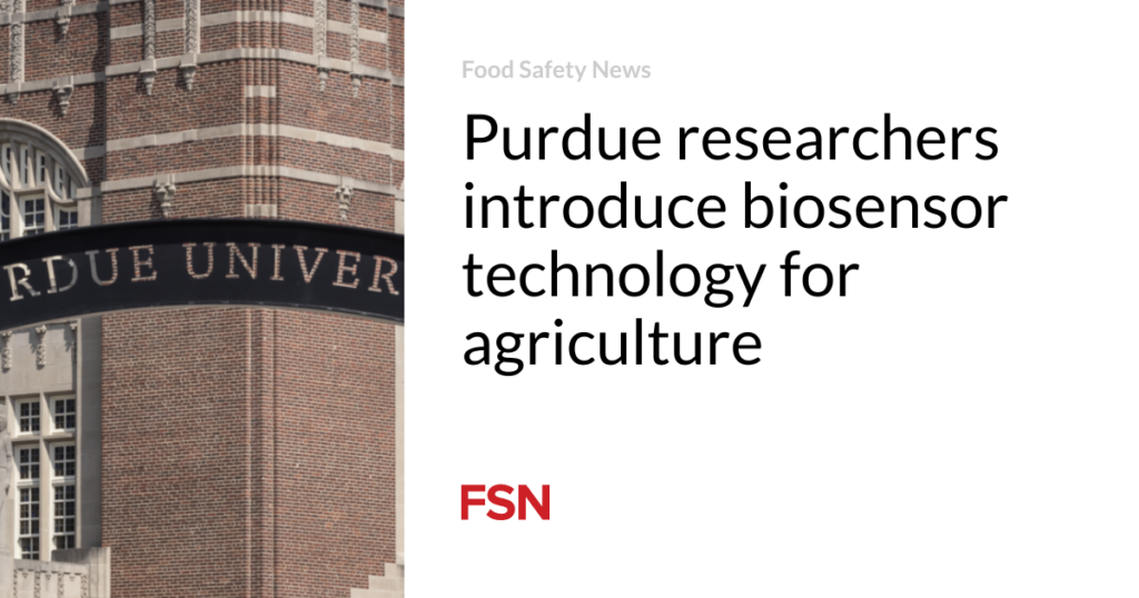 Purdue researchers introduce biosensor technology for agriculture