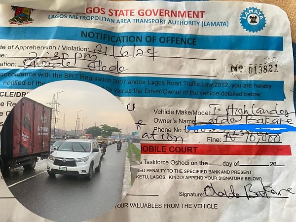 Police Seizes Laide Bakare’s Car For Driving On BRT Lane, Furious Actress Pays N70,000 Fine