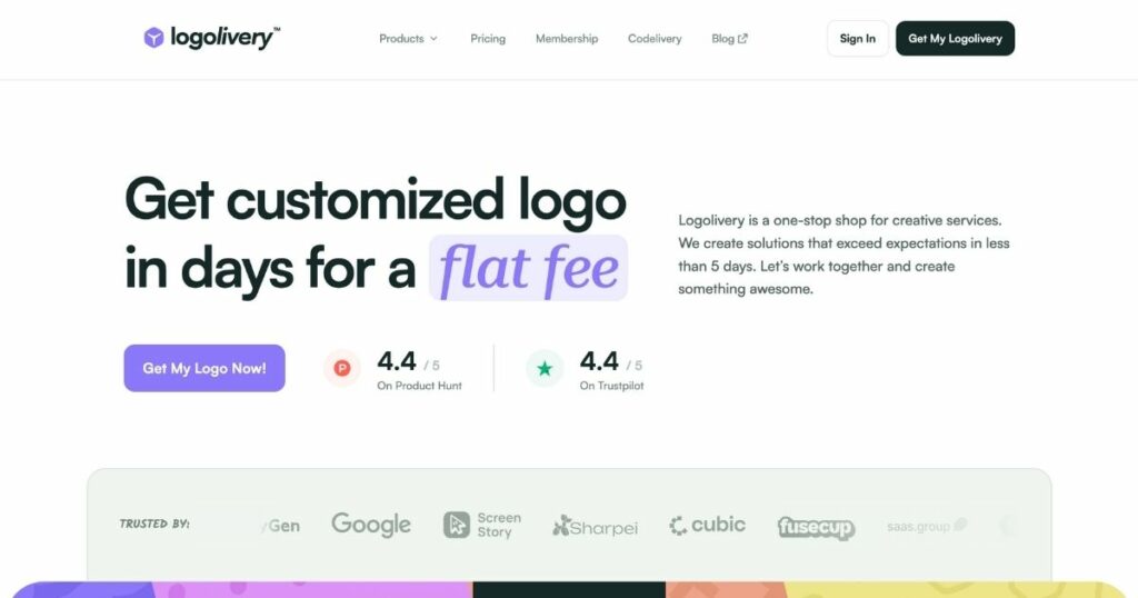 Logolivery: Get customized logo in days for a flat fee