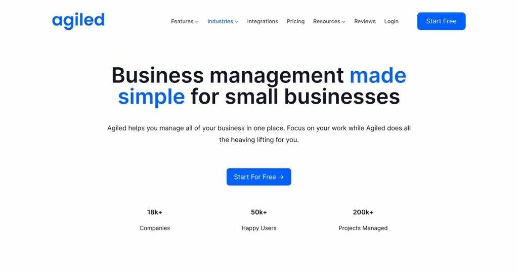 Agiled: Business management made simple