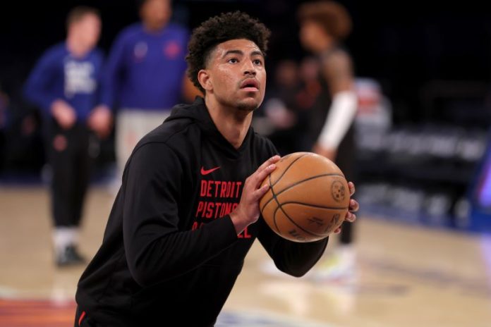 The Mavericks traded Tim Hardaway and three second-round picks to the Pistons for Quentin Grimes