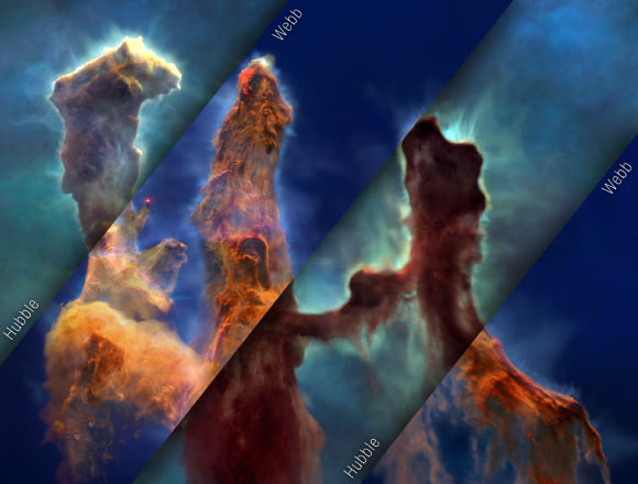 NASA Release 3D Visualization of ‘Pillars of Creation’