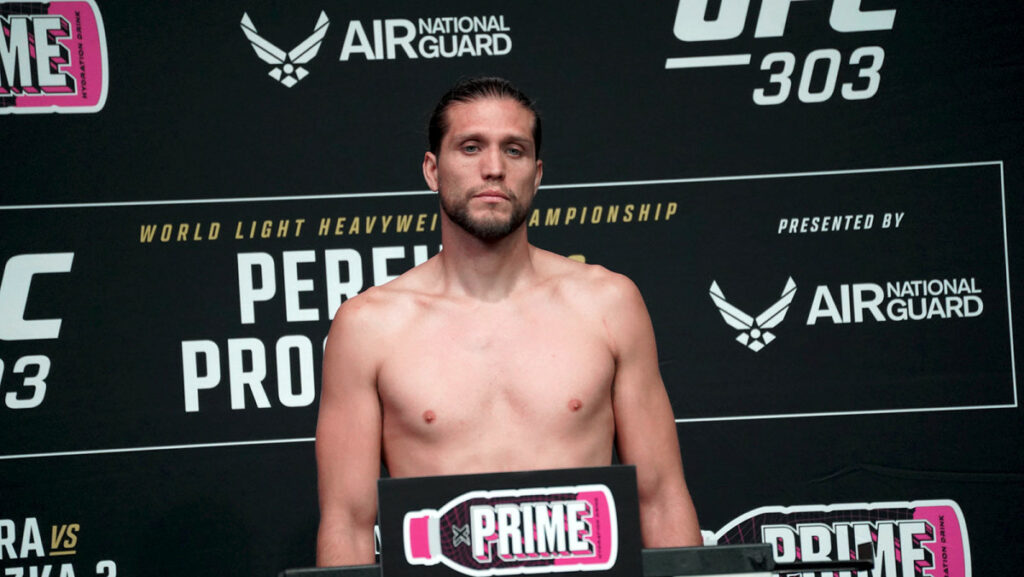 UFC 303 Co-Main Event Weigh-In Video: Brian Ortega vs. Diego Lopes