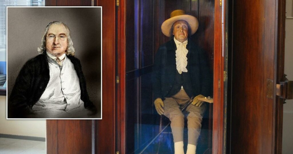 This philosopher wanted his mummified body on display – then his head disappeared