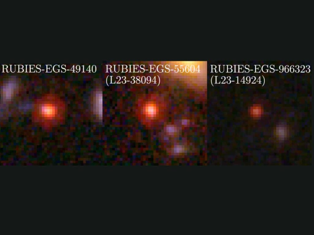 Researchers investigate three mysterious objects in the early universe