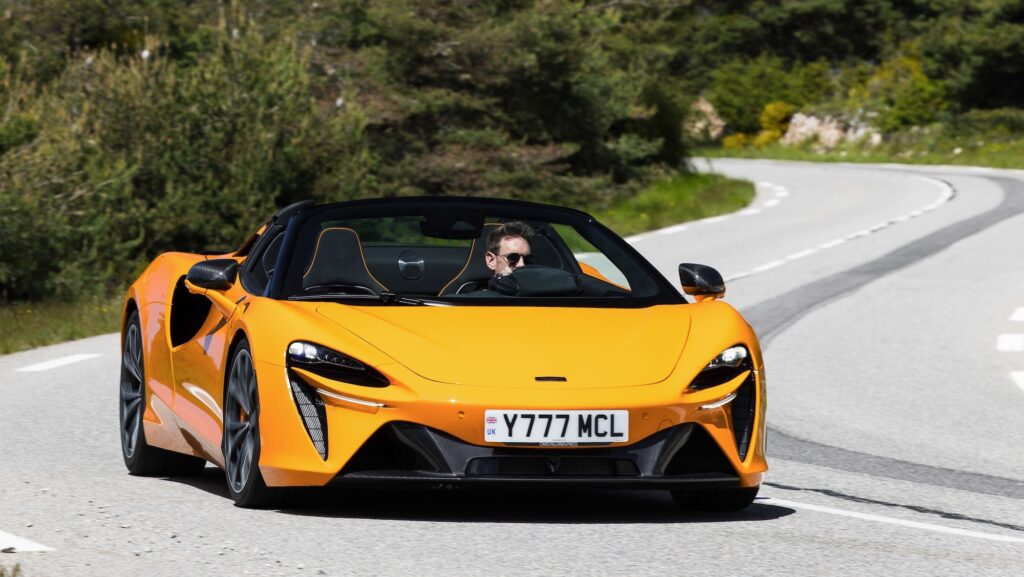 The McLaren Artura Spider experience: Power up, top down