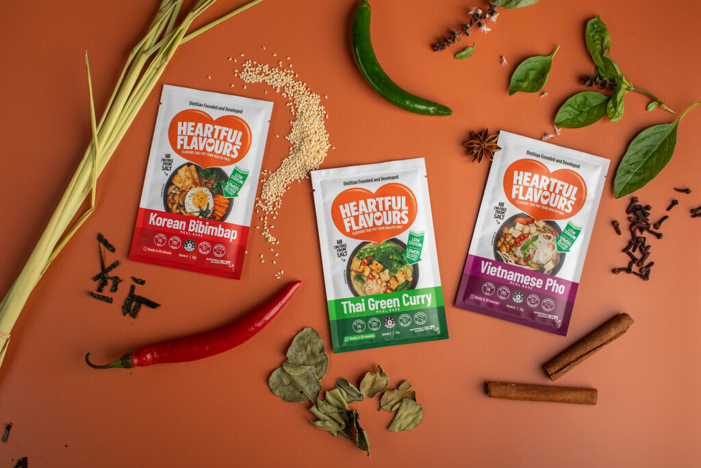 Salt-free strategy: Heartful Flavours on a mission to reduce sodium levels with innovative Asian staples range