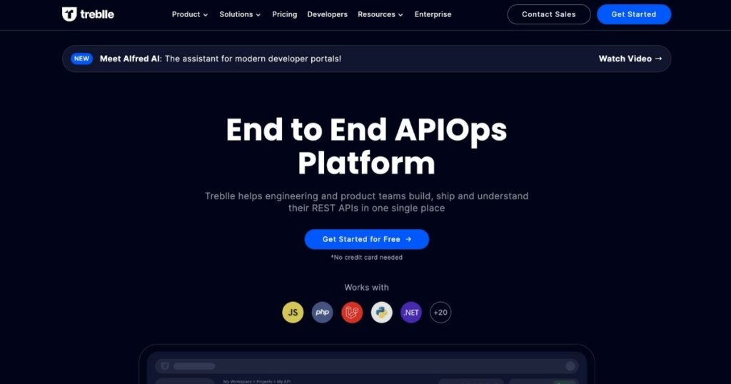 Treblle: End to End APIOps Platform
