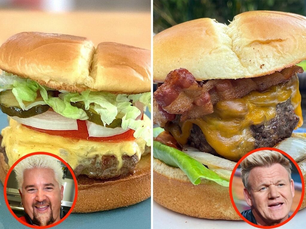 I tried Guy Fieri and Gordon Ramsay’s quick burger recipes, and the best one was easier to make