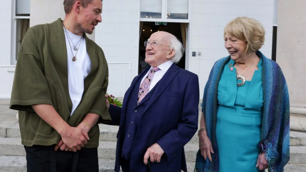 Inside President Michael D Higgins’ lavish garden party as he invites singers to home