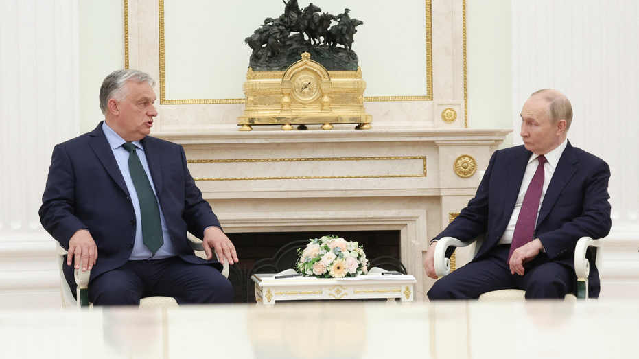 Hungary’s leader meets Putin in Moscow to discuss Ukraine war, sparking EU criticism