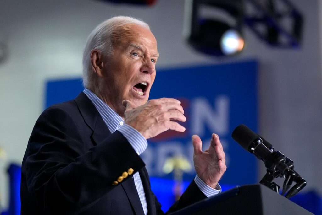 To a defiant Biden, the 2024 race is up to the voters, not to Democrats on Capitol Hill