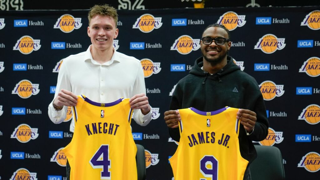 Watch Bronny James make Lakers debut