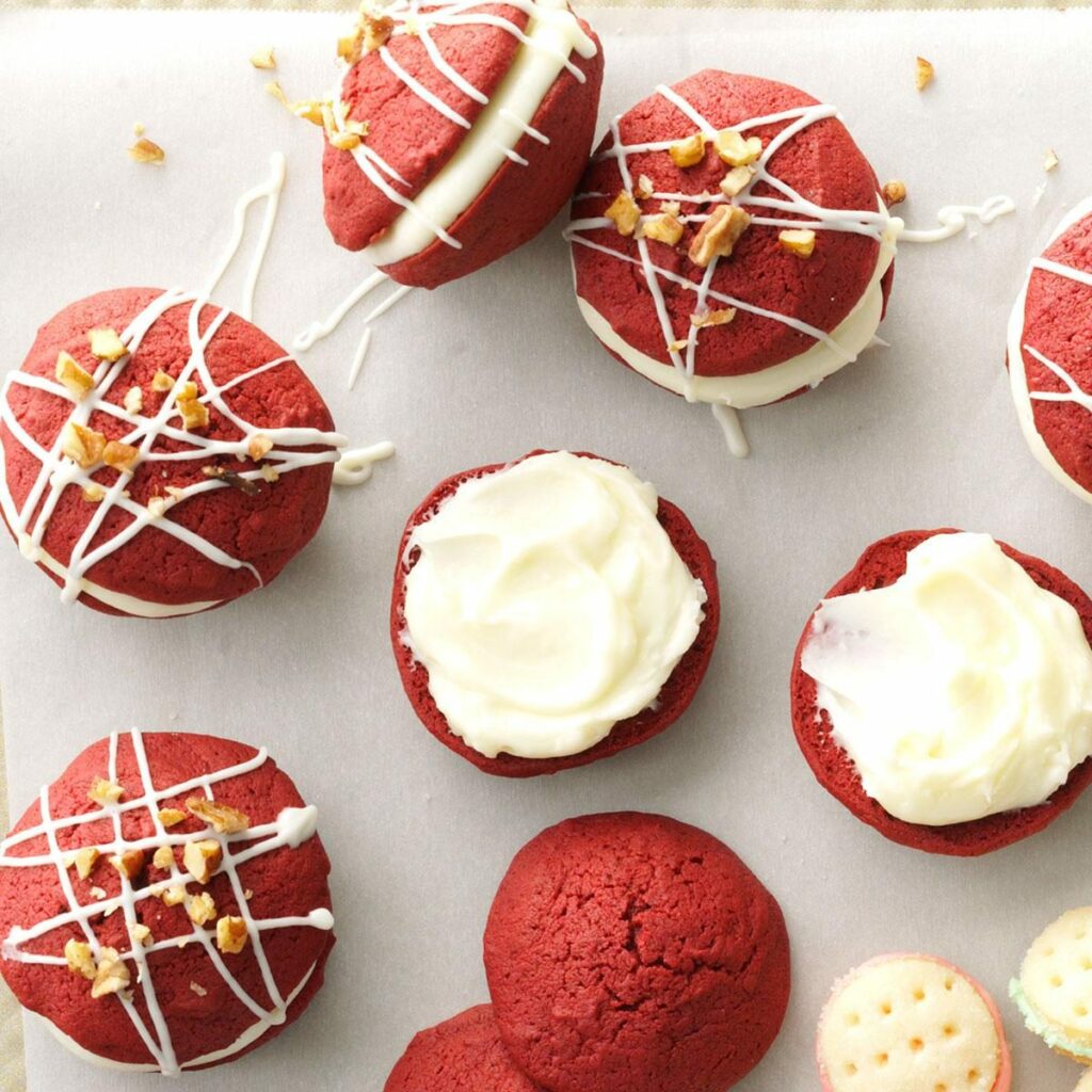 Red Velvet Whoopie Pies