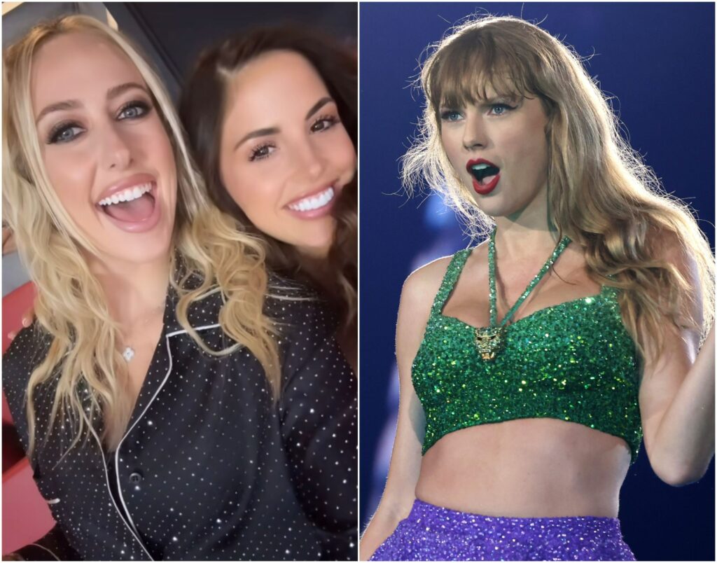 Brittany Mahomes Just Wore $7,800 Pajamas to Watch Taylor Swift’s Eras Tour Concert With Travis Kelce