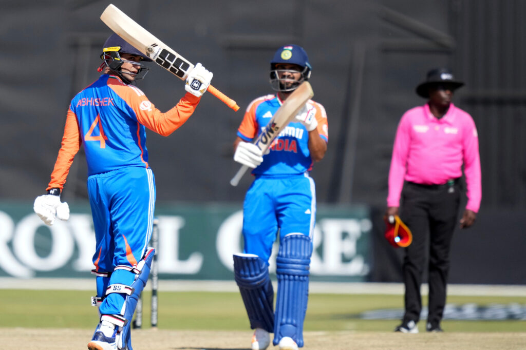 Abhishek strikes 46-ball ton as India give Zimbabwe a thrashing