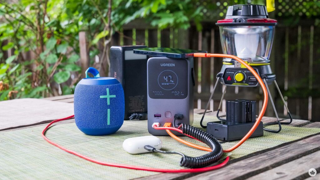 The UGreen 300W portable battery is perfect for camping