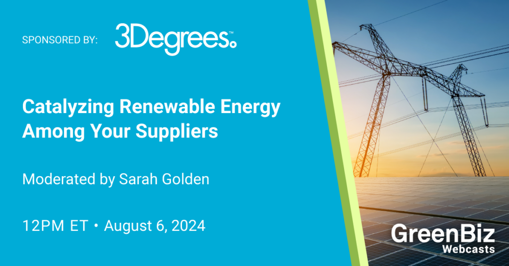 Catalyzing Renewable Energy Adoption Among Your Suppliers