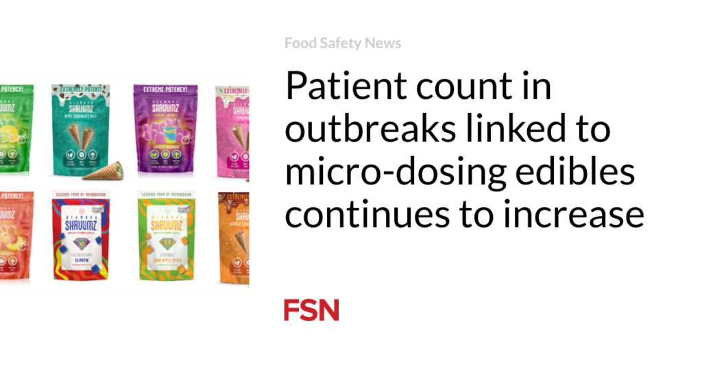 Patient count in outbreaks linked to micro-dosing edibles continues to increase