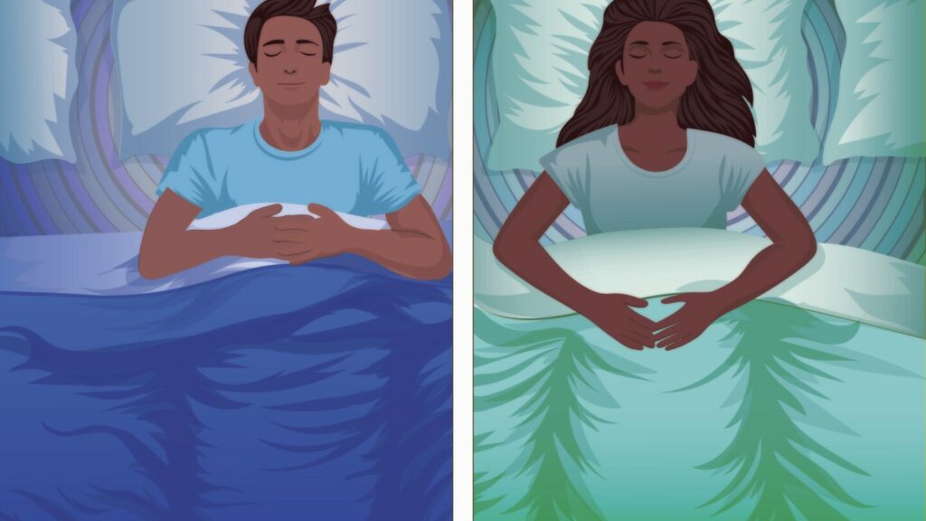 Specialists say there are benefits to couples sleeping separately