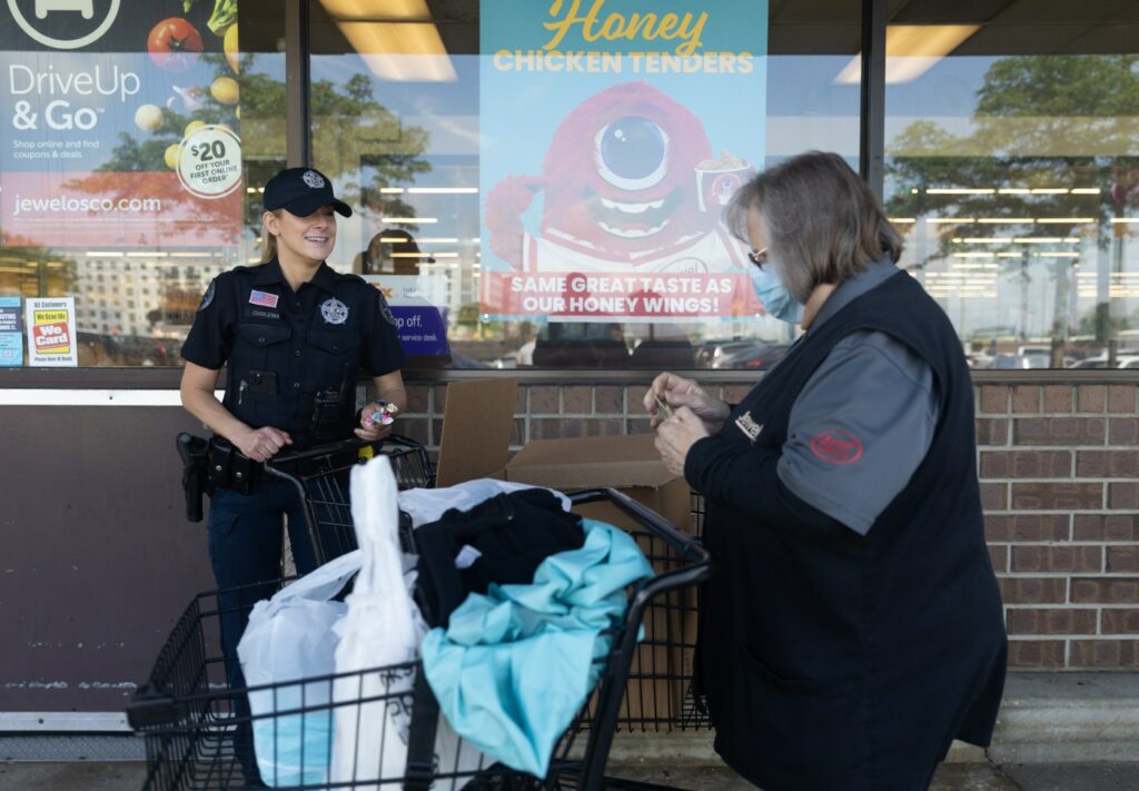 Buffalo Grove PD held food, toiletry drive at Jewel store to help area food pantries meet demand