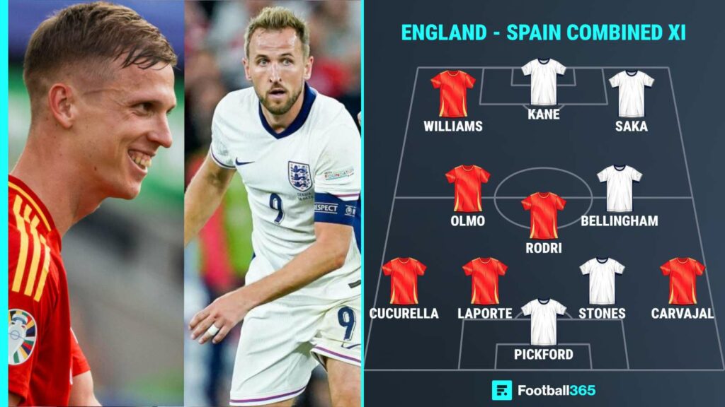 England 5-6 Spain: Foden snubbed for Barcelona, Arsenal target in Euro 2024 final combined XI